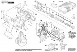 Bosch 0 602 491 445 BT EXACT 1100 Cordless Screw Driver Spare Parts